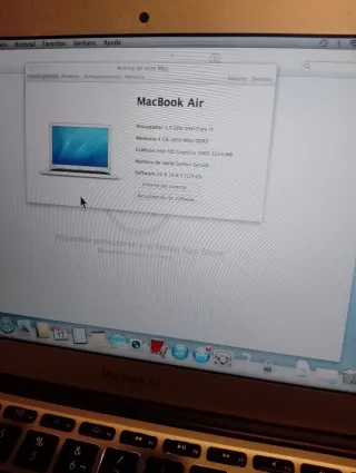 MacBook Air 11 A1465 Plata