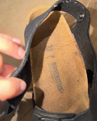 Sandali neri Birkenstock NUMERO 34