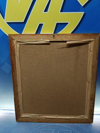 Cuadro , lamina enmarcada en marco de madera ROMAN RIVERO 53x47 cm