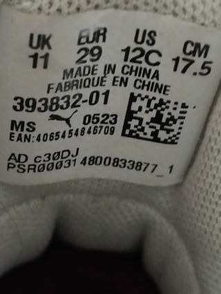 Sneakers Puma Taglia 29 Bambini