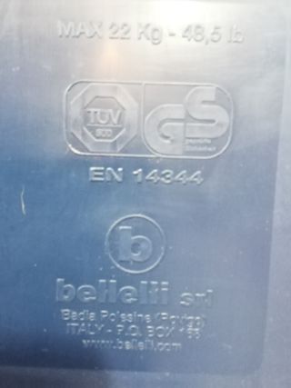 Seggiolino per bicicletta per bambini da 10 a 21 kg