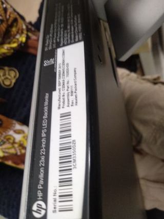 Monitor HP Pavilion 23xi negro y plata perfecto