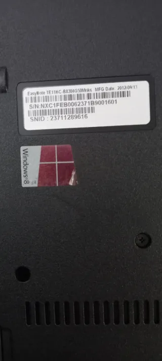 Packard Bell Ordenador Portátil Negro/Plateado