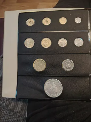 11 Monedas Juan Carlos I 1990.