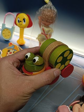 Lote de 9 giocattoli per bambini vintage