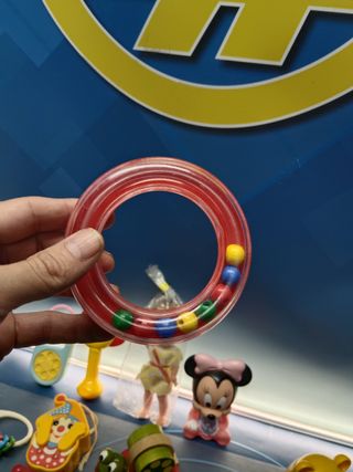 Lote de 9 giocattoli per bambini vintage