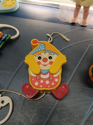 Lote de 9 giocattoli per bambini vintage