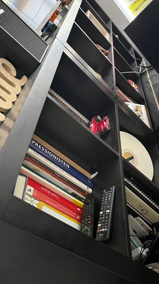 Estantería IKEA KALLAX 4x4 oscura