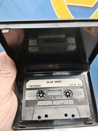 videojuego Slapshot (Anirog 1985) Commodore C64