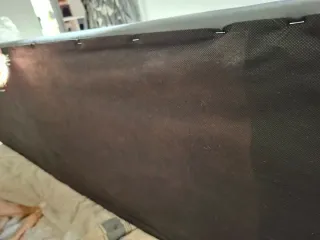 Cabecero Gris Oscuro 160cm Piel Sintética