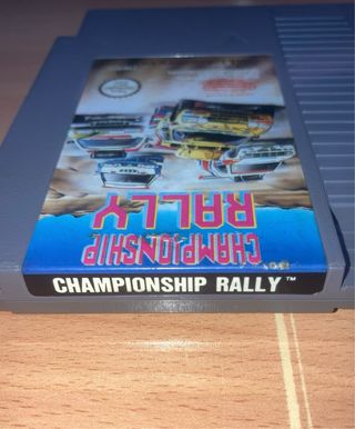 Juego Nintendo Nes Championship Rally