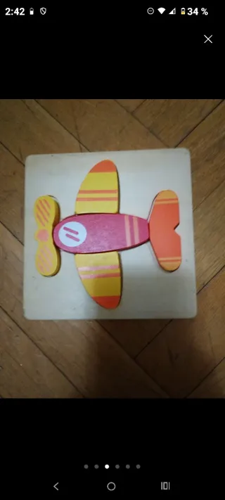 Set di puzzle e gioco in legno