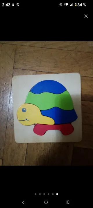 Set di puzzle e gioco in legno