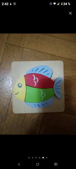 Set di puzzle e gioco in legno