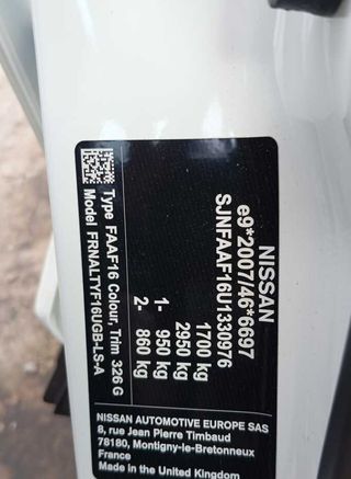 Nissan piloto trasero izquierdo juke (f16) 443145