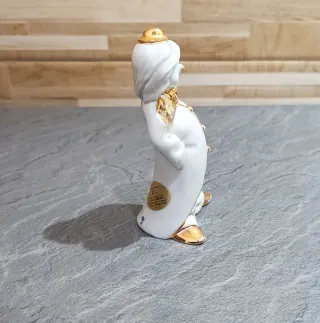 Statua Clown Porcellana Swarovski e Oro Collezione