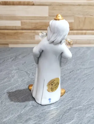 Statua Clown Porcellana Swarovski e Oro Collezione