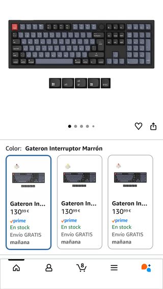 Keychron V6 MAX Teclado Mecánico Inalámbrico Negro