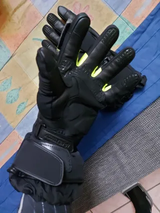 Guanti Moto Taglia XXL Neri Gialli