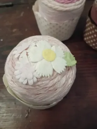 Set 4 scatole regalo cupcake