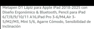 Metapen D1 Lápiz Digital para varias iPad