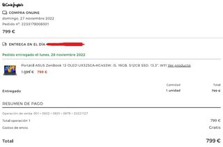 ASUS Zenbook UX325E i5 16GB RAM bcn