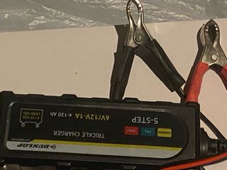 Cargador Baterías Dunlop 6V/12V 1A