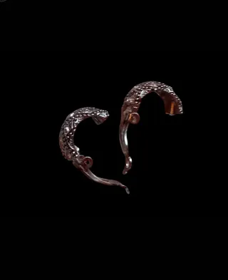 Orecchini clip strass vintage