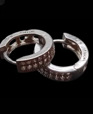 Orecchini Argento 925 con Strass
