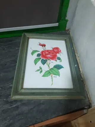Son 8 cuadros Cuadro Virgen María y varios cuadros
