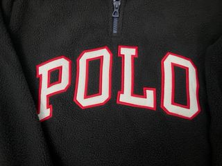 Forro Polar Polo Ralph Lauren Talla M Negro Gris