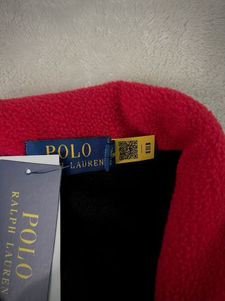 Forro Polar Polo Ralph Lauren Talla M Negro Gris