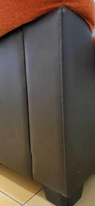 Sofá 4 plazas Serrano Confort tela y piel