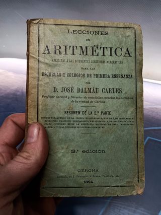 4 libros de texto y escuela de años 1894-1930-1941-1945
