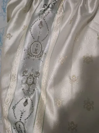 Juego de cortinas satinadas