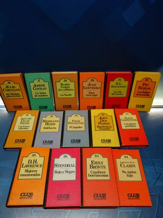 Lote 15 novelas , colección  club Bruguera