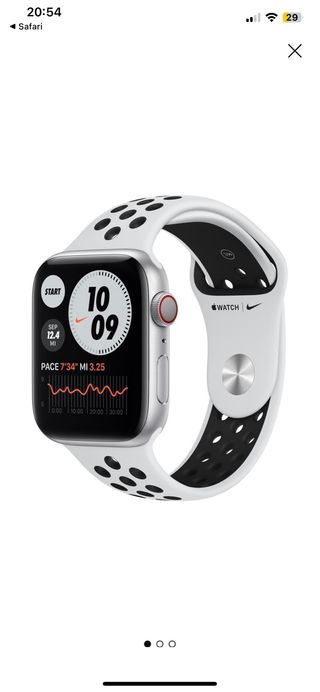 Apple Watch Series 6 Nike Plata