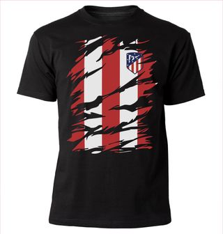 Camiseta, equipos de Futbol, diseño rasgado