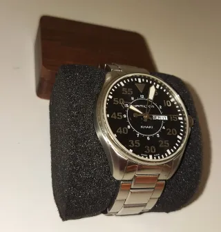 Hamilton Khaki Pilot H64611135 Negro/Plata