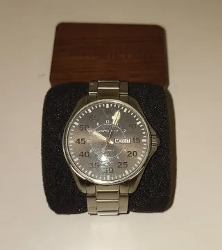 Hamilton Khaki Pilot H64611135 Negro/Plata