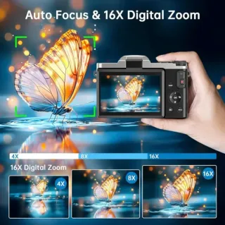 Cámara Digital WiFi 4K 16X Zoom