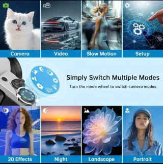 Cámara Digital WiFi 4K 16X Zoom