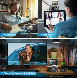 Cámara Digital WiFi 4K 16X Zoom
