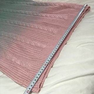 Jersey perlado degradado rosa y verde