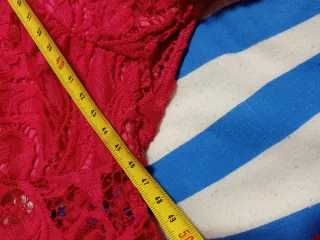 Vestido Flamenca Encaje Fucsia y Negro