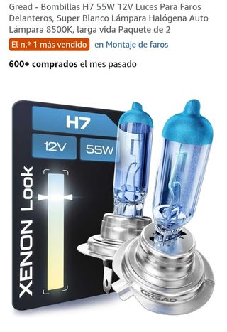 Bombillas H7 Gread Xenon Look 12V 55W