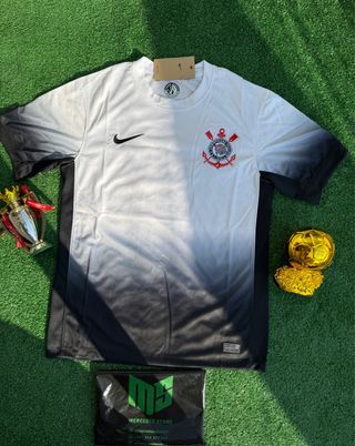 Camisa Corinthians Nike Branca e Preta