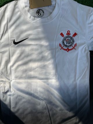 Camisa Corinthians Nike Branca e Preta