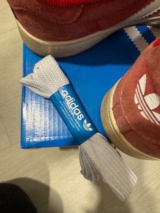 Zapatillas Adidas Campus Rojas Originales Talla 38