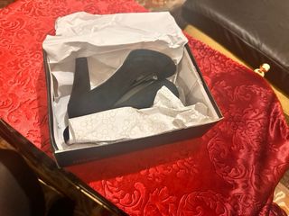 Zapatos tacón MTNG negros talla 39